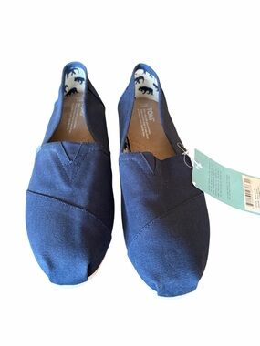 TOMS Classic Navy Canvas
Alpargata Shoes-Women’s -Size 11W NWT